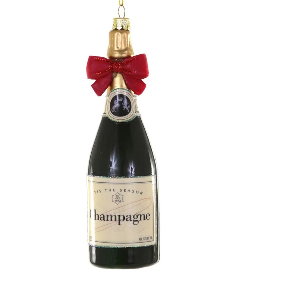Cody Foster Champagne Bottle Ornament